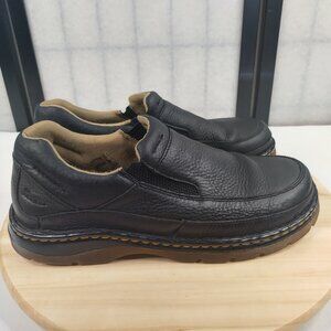 Dr. Martens Black Pebbled Leather Slip On Casual Loafers Shoes Men US 12M